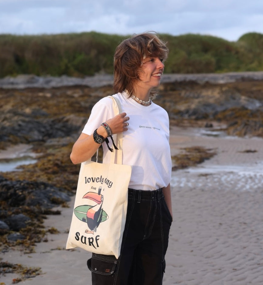 Lovely Day for a Surf Tote