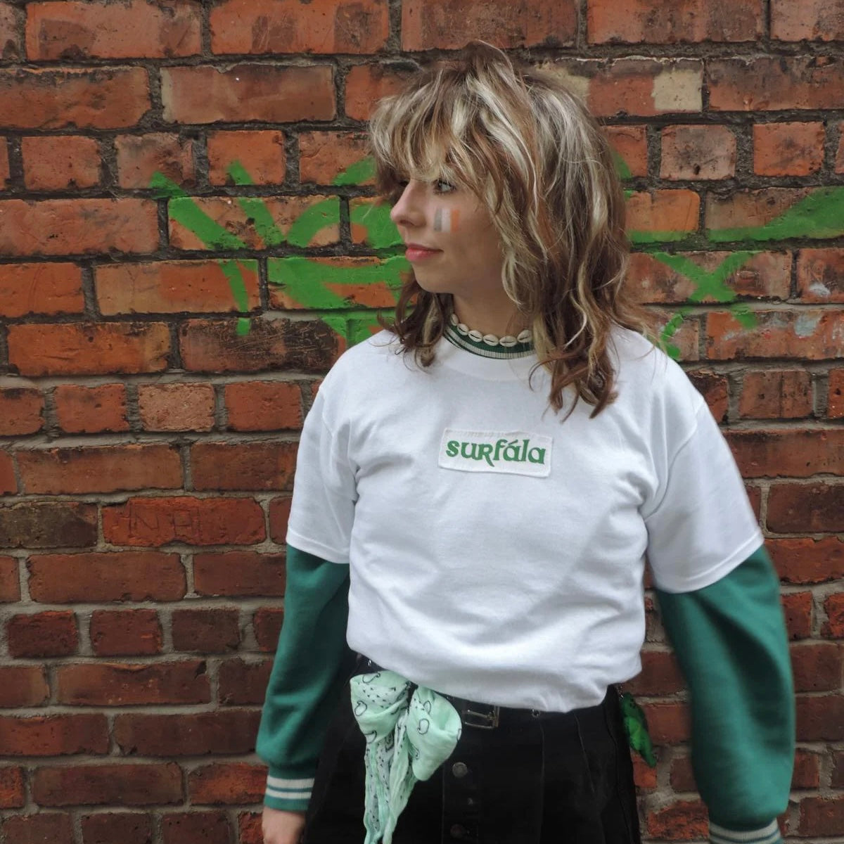 Patchwork Cultúr Surfála T Shirt Limited Edition