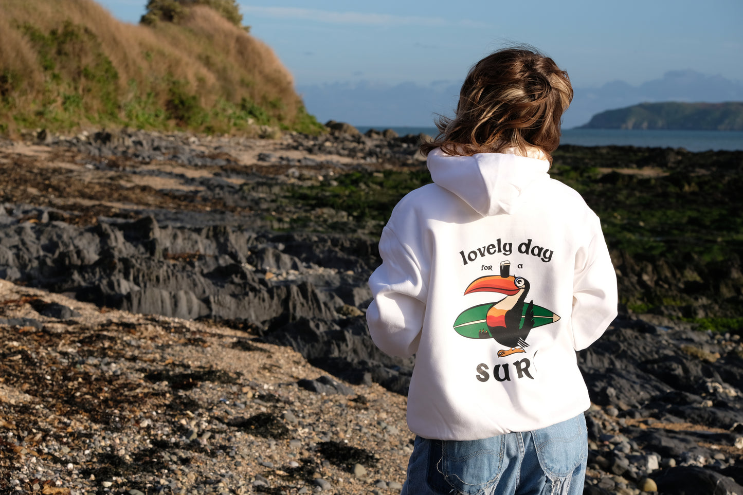 Lovely Day for a Surf Hoodie