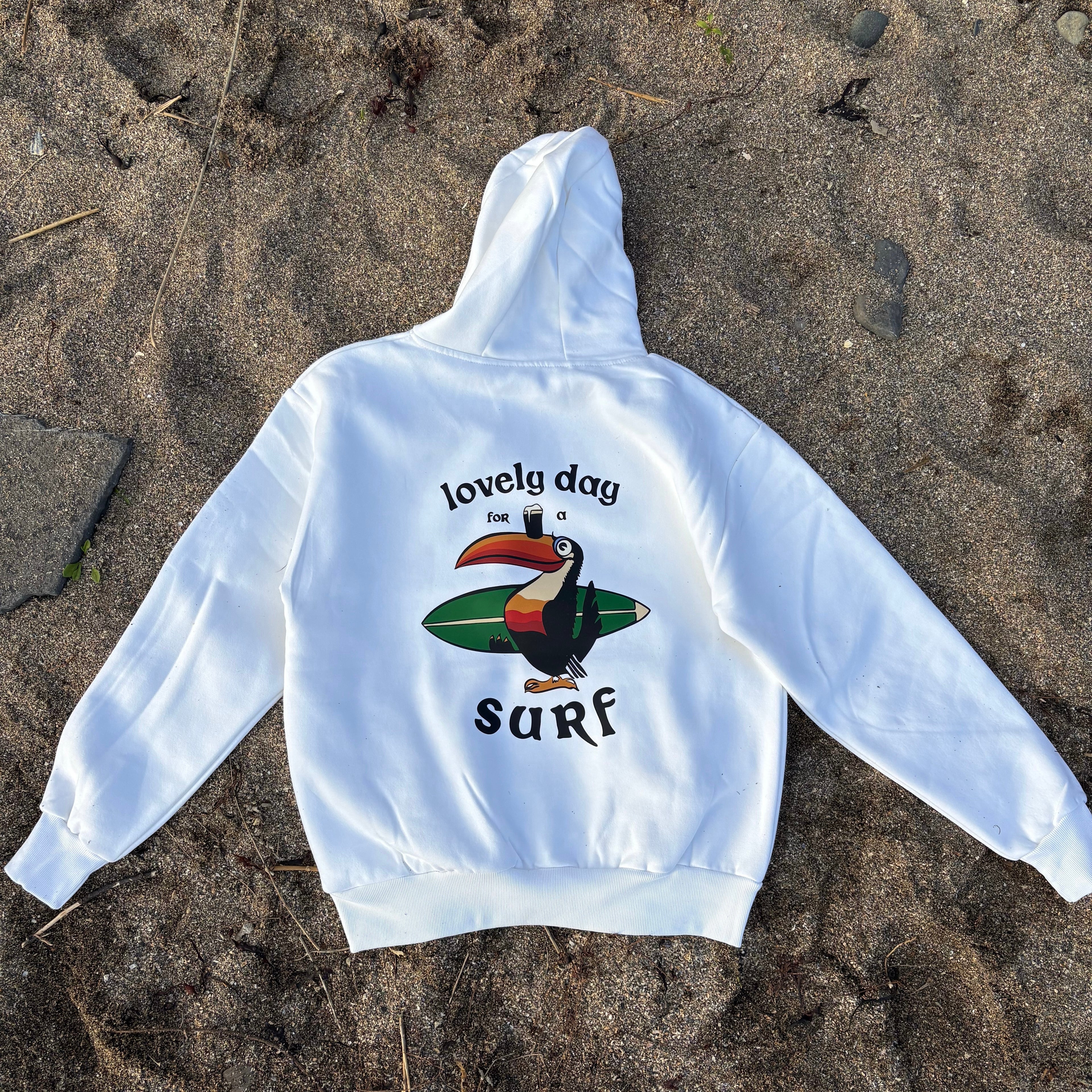 Lovely Day for a Surf Hoodie