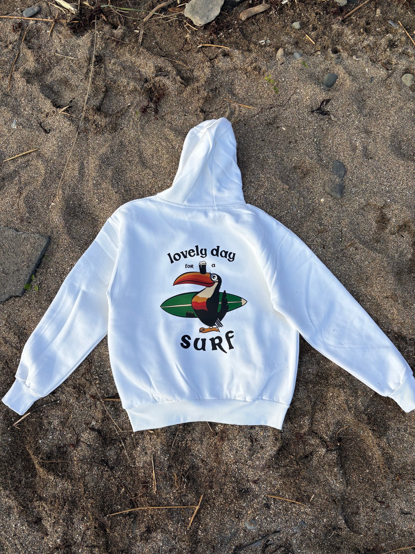 Lovely Day for a Surf Hoodie