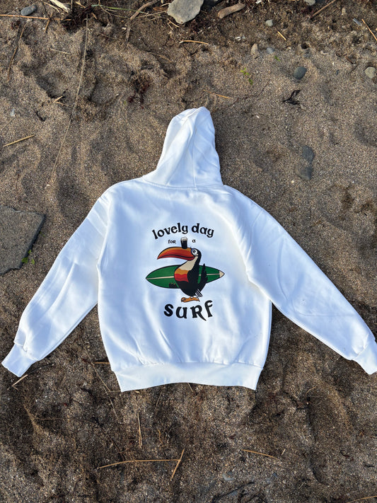 Lovely Day for a Surf Hoodie