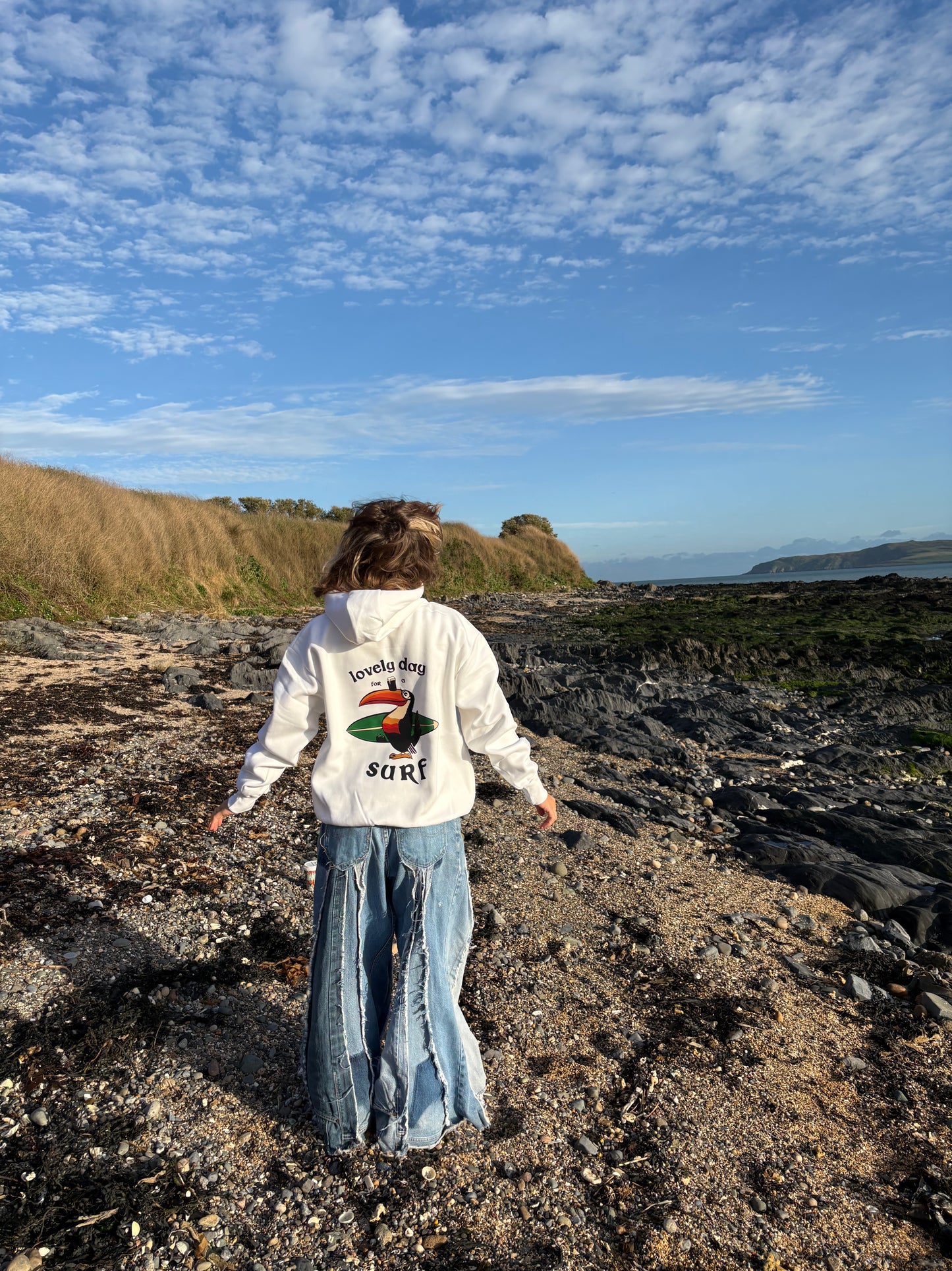 Lovely Day for a Surf Hoodie