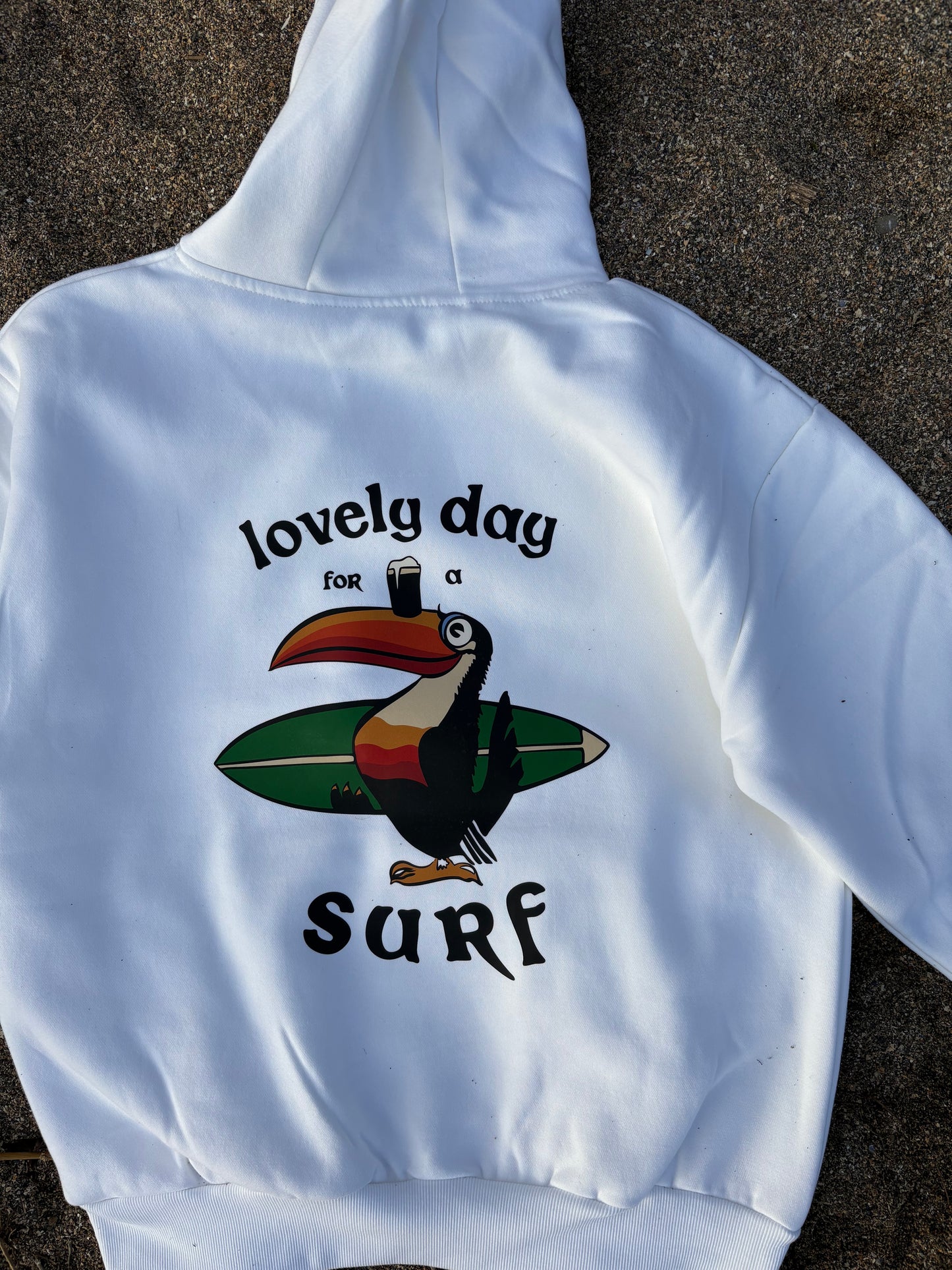 Lovely Day for a Surf Hoodie
