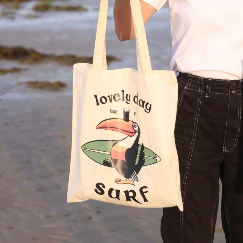Lovely Day for a Surf Tote