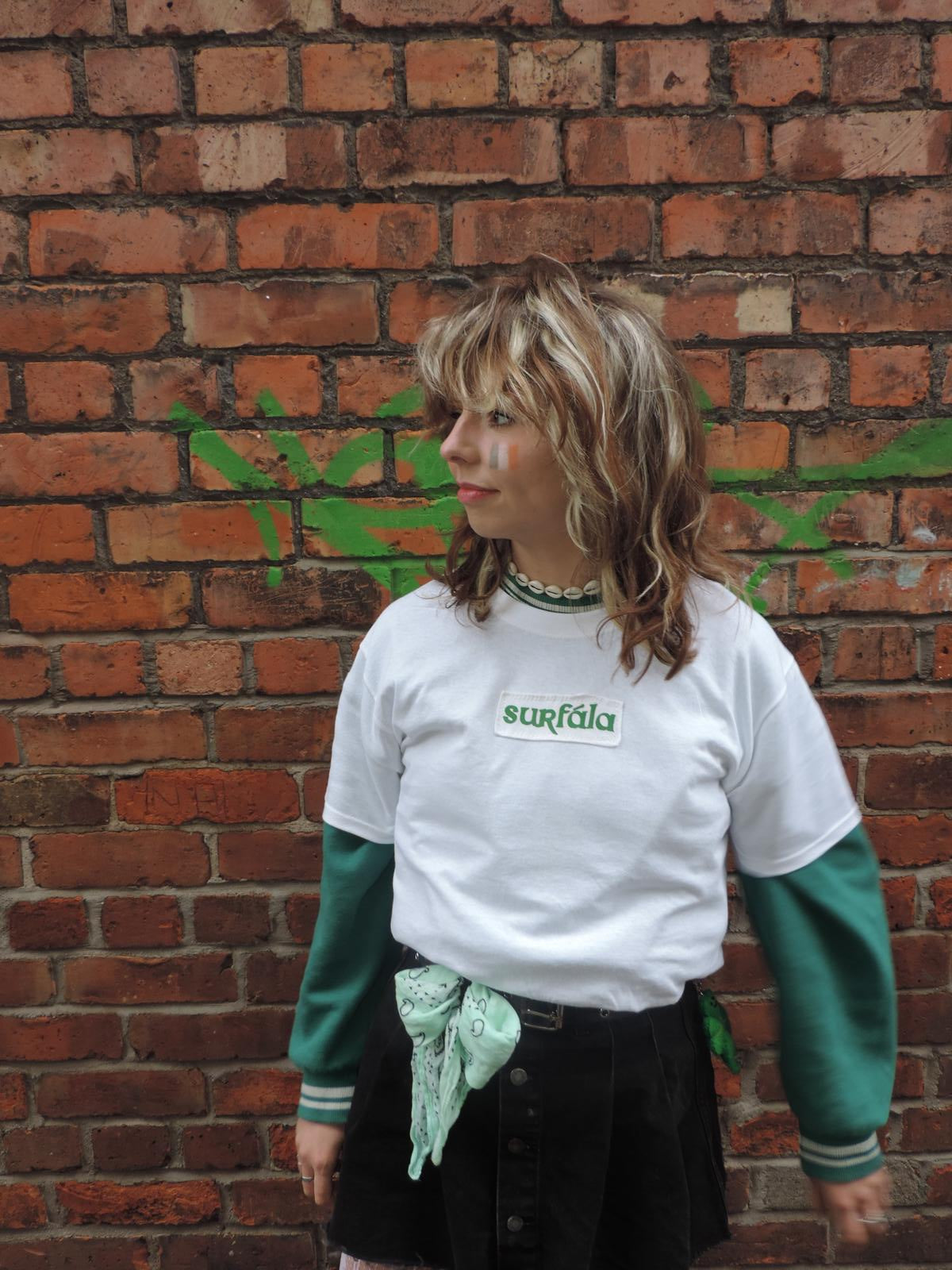 Patchwork Cultúr Surfála T Shirt Limited Edition